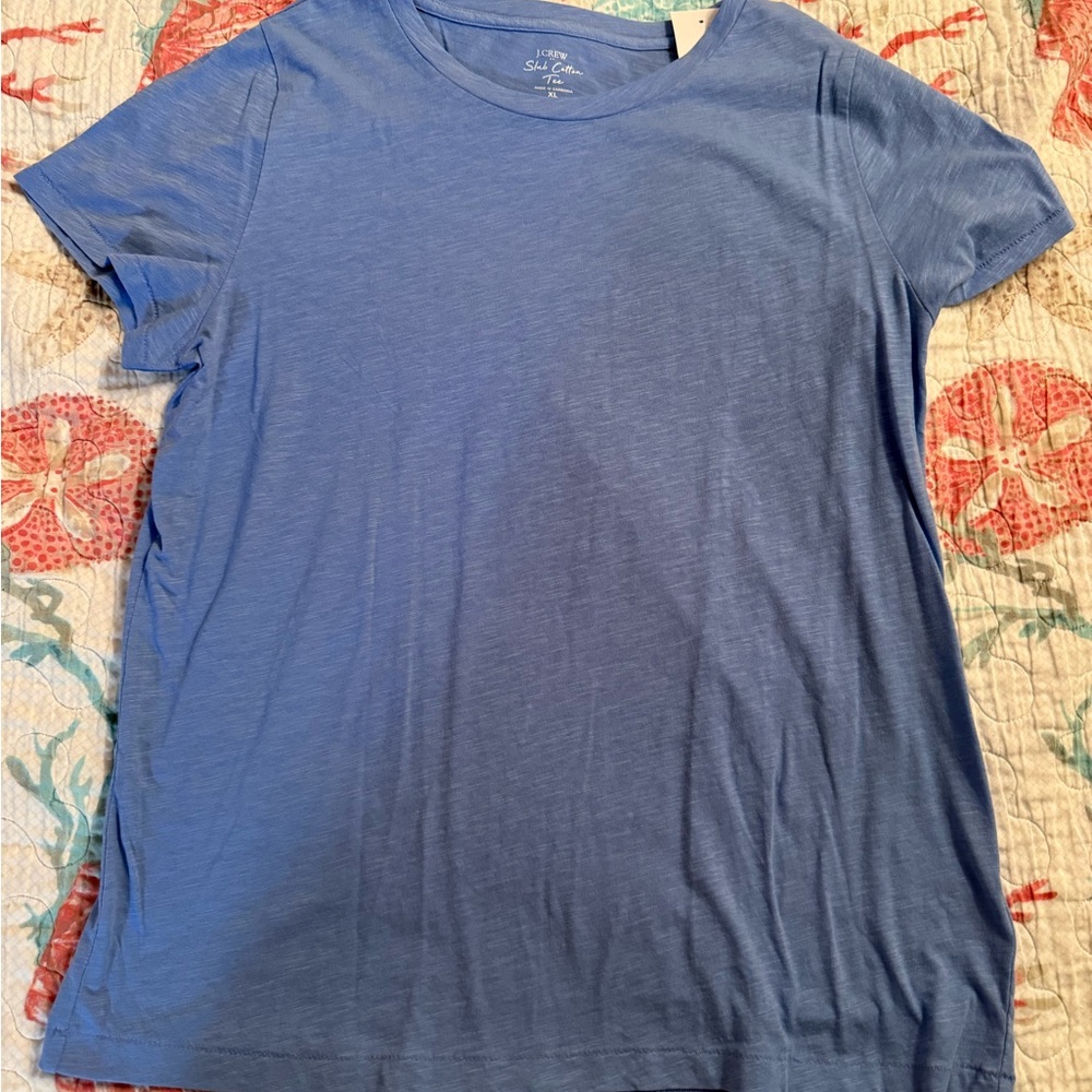 J. Crew Blue Short Sleeve T-Shirt
